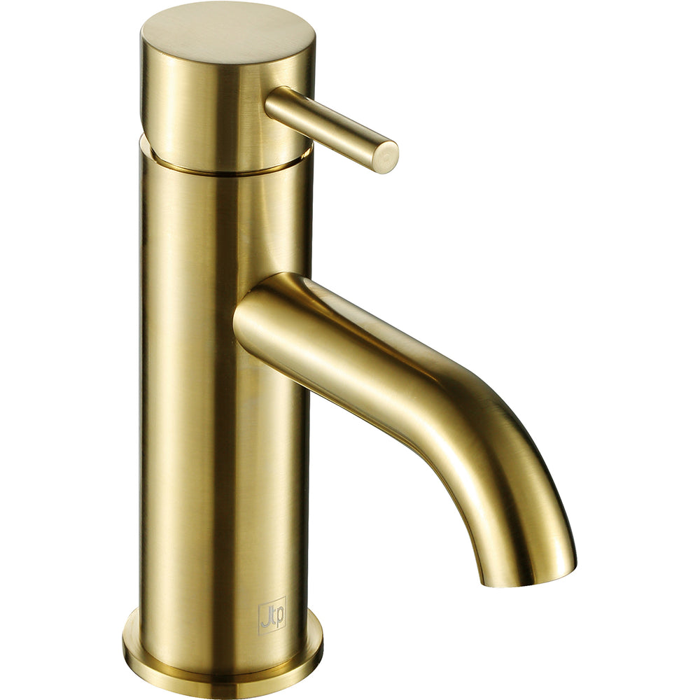 JTP VOS Single Lever Basin Mixer in Brushed Brass