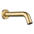 JTP Sensor React Sensor Wall Spout, Mains and Battery in Brushed Brass