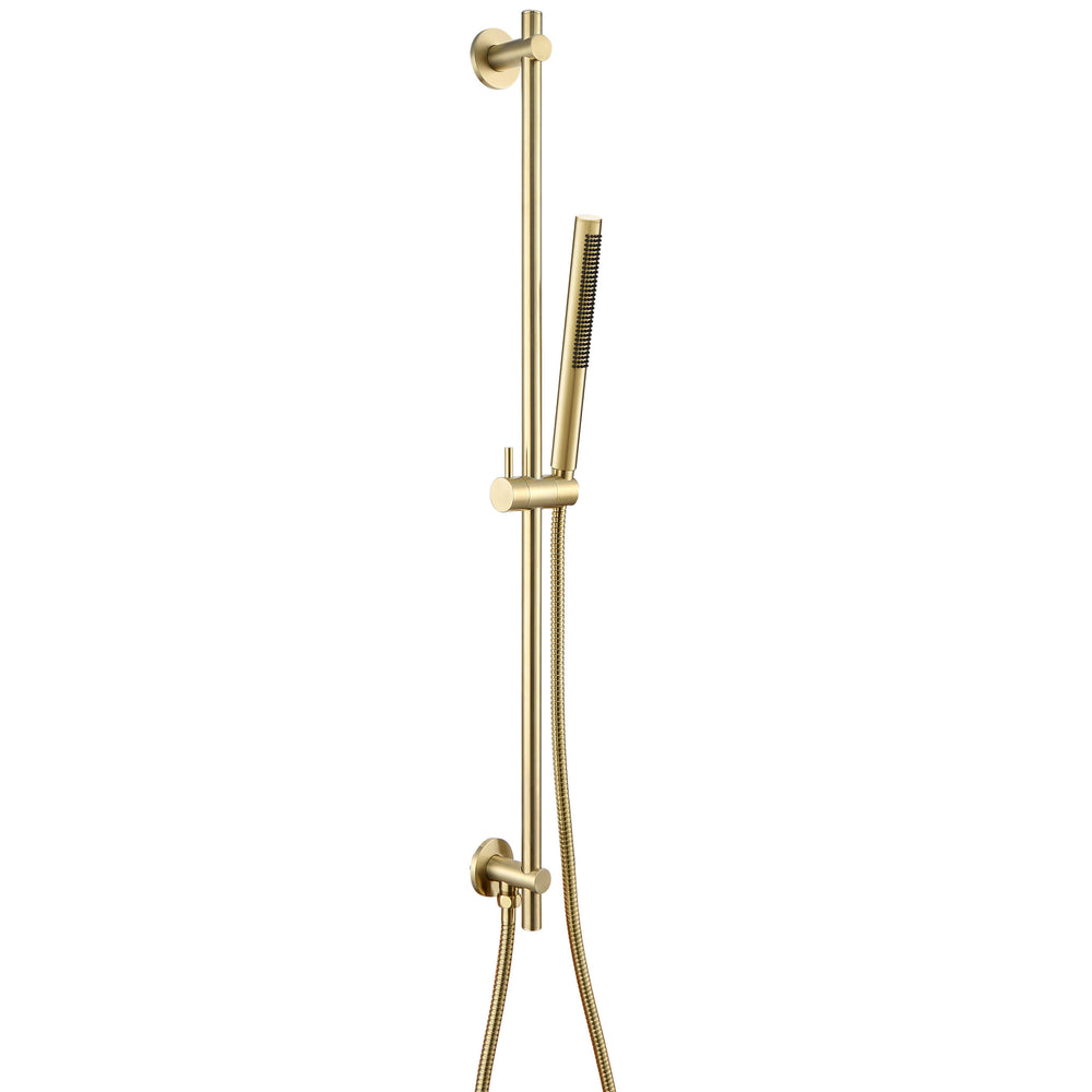 JTP VOS Slide Rail Kit with Bottom Outlet in Brushed Brass