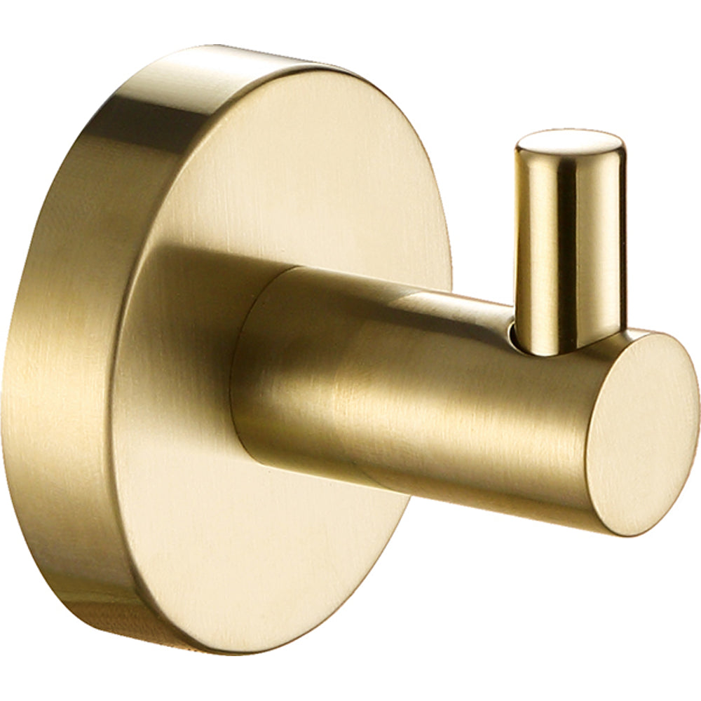 JTP VOS Robe Hook in Brushed Brass