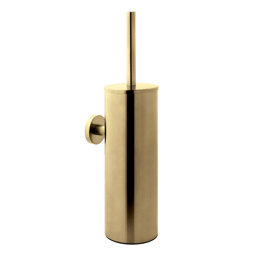 JTP VOS Wall Mounted Toilet Brush Holder 268 in Brushed Brass