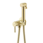 JTP Single Lever Douche Set for Hot and Cold Operation in Brushed Brass