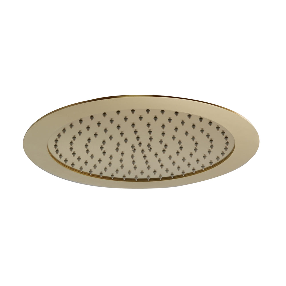 JTP VOS Ceiling Mounted Overhead Shower in Brushed Brass
