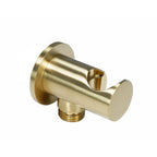 JTP VOS Water Outlet Elbow with Wall Support in Brushed Brass