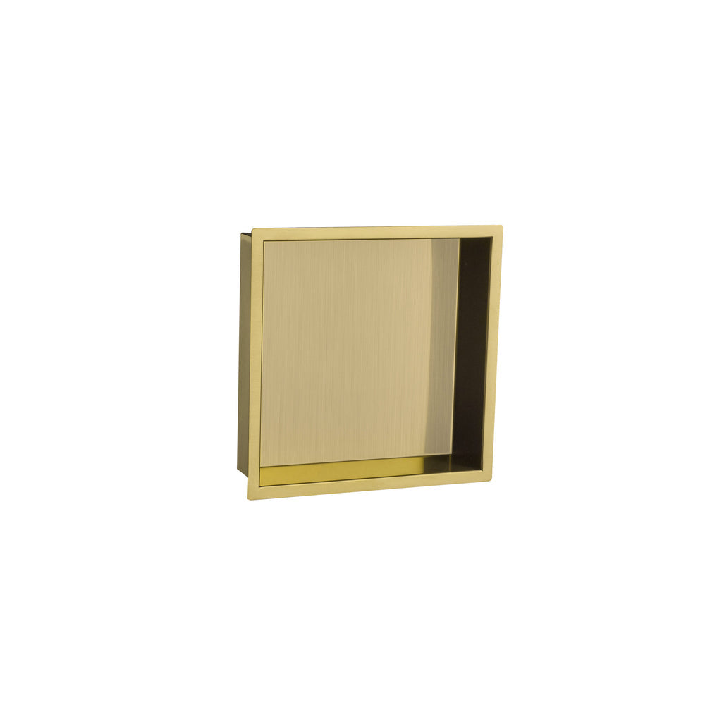 JTP Shower Niche in Brushed Brass