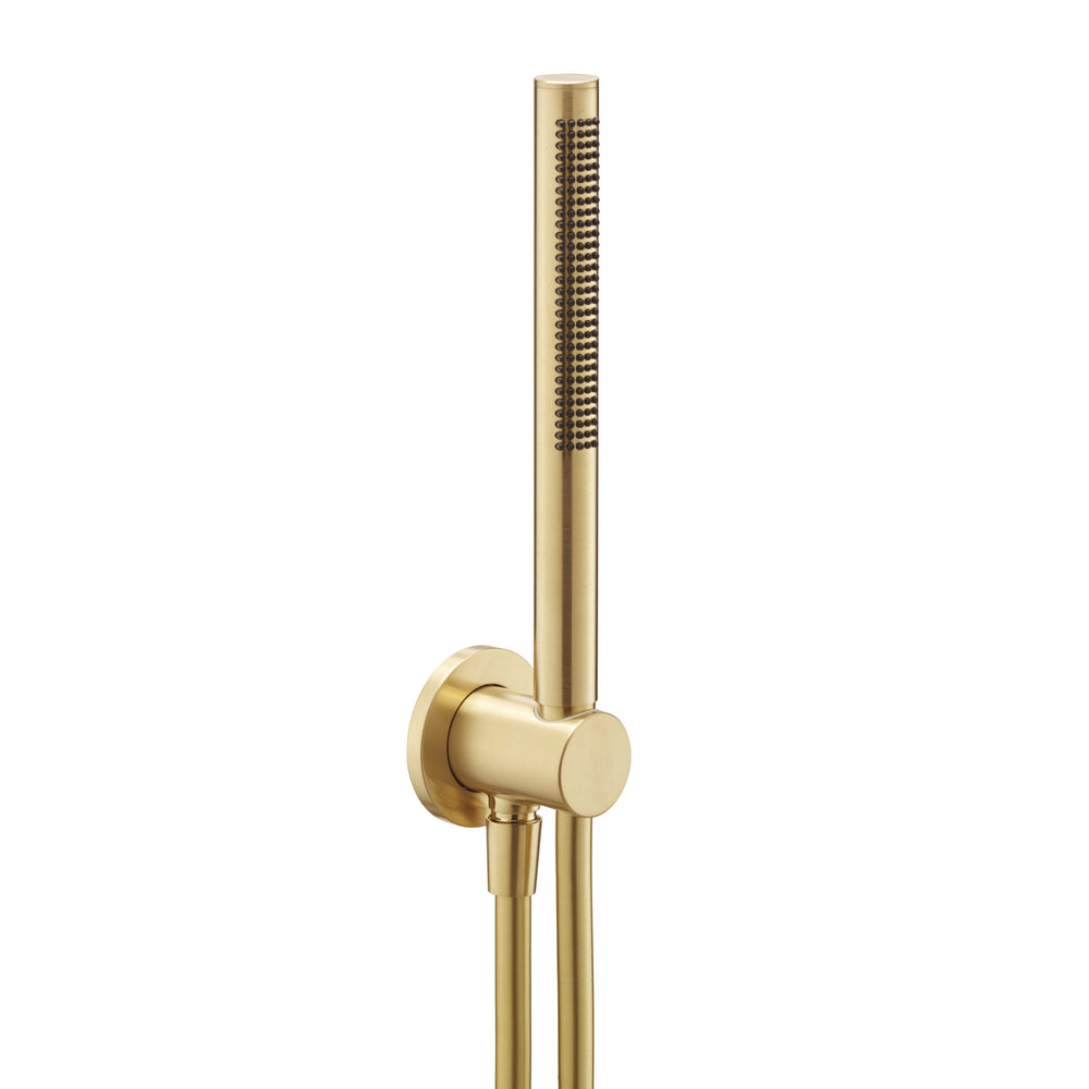 JTP Designer Round Water Outlet in Brushed Brass