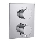 JTP VOS Single Outlet Thermostatic Trimset for Universal Box in Chrome