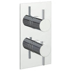 JTP VOS Thermostatic Concealed 2 Outlet Shower Valve 671 in Chrome