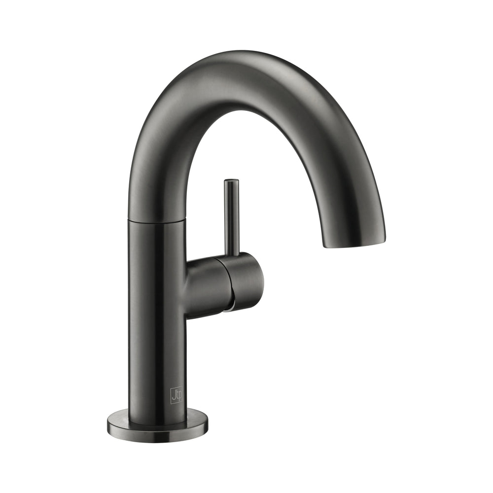 JTP VOS Side Lever Swivel Basin Mixer in Brushed Black