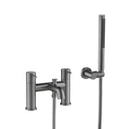 JTP VOS Bath Shower Mixer with Kit in Brushed Black