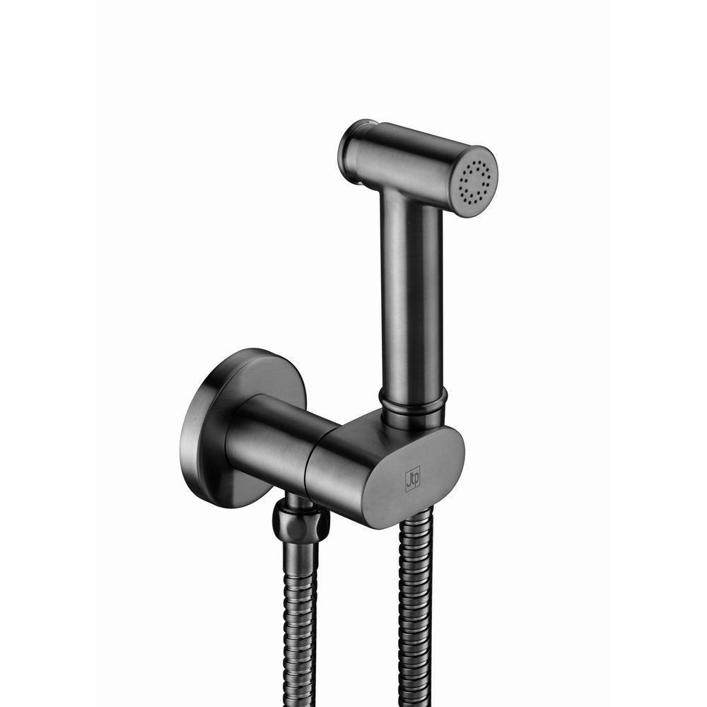 JTP Douche Set with Safety Stop in Brushed Black