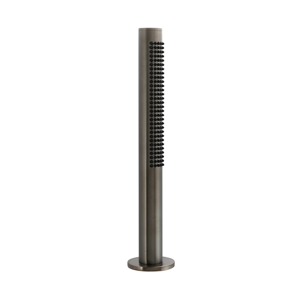 JTP VOS Pull Out Shower Handle with Overflow Waste Drainer in Brushed Black