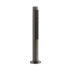 JTP VOS Pull Out Shower Handle with Overflow Waste Drainer in Brushed Black