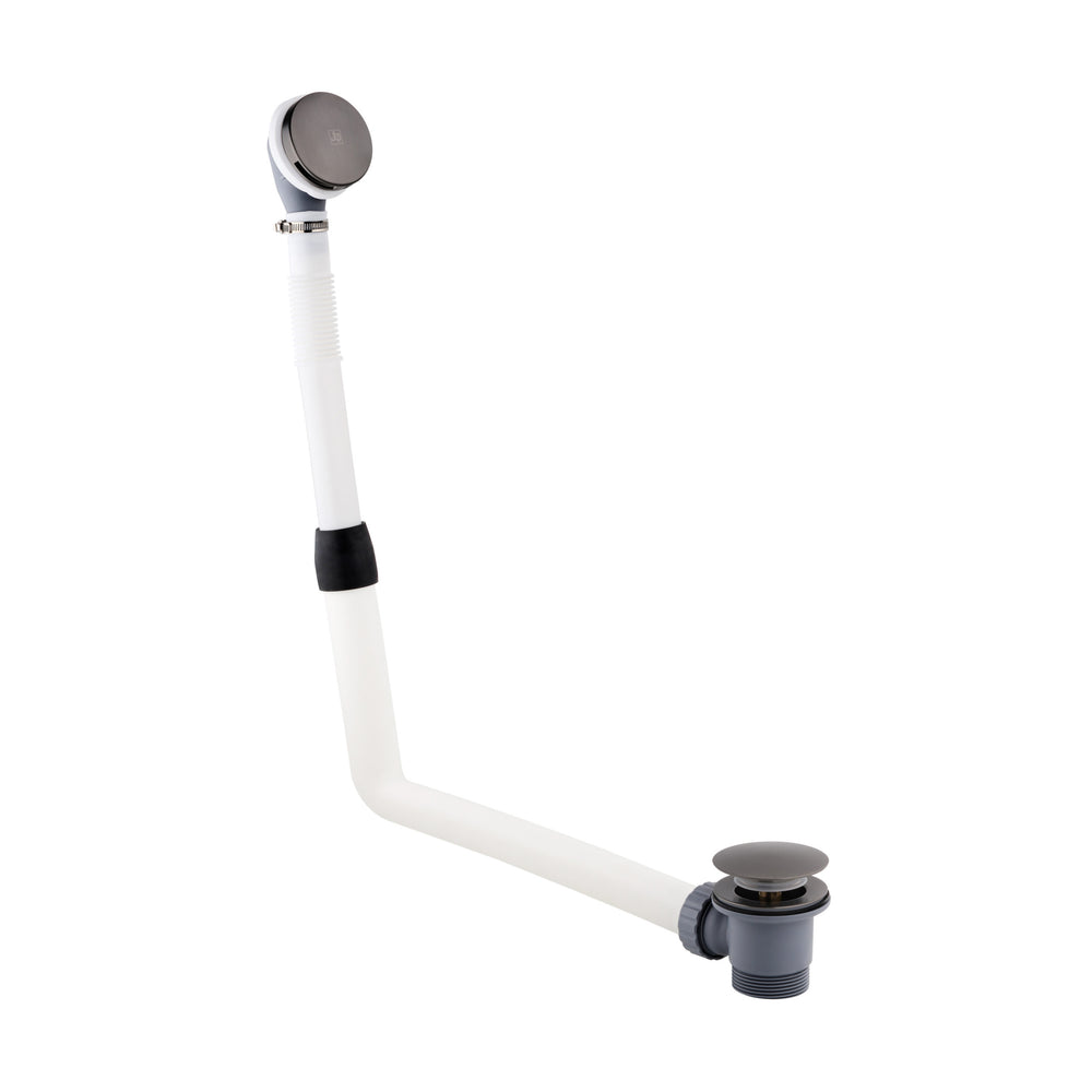 JTP Extended Click Clack Bath Waste in Brushed Black
