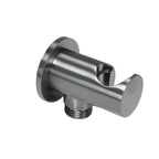 JTP VOS Water Outlet Elbow with Wall Support in Brushed Black