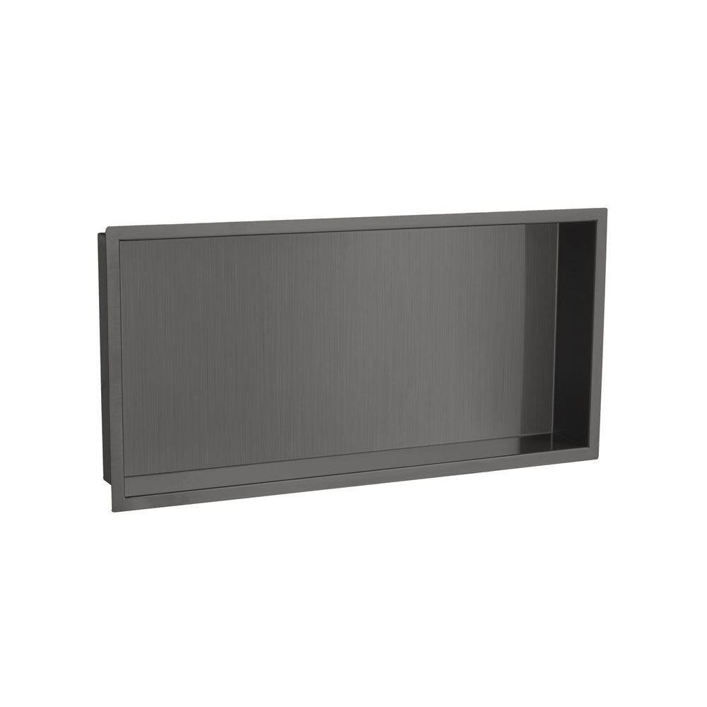 JTP Shower Niche in Brushed Black