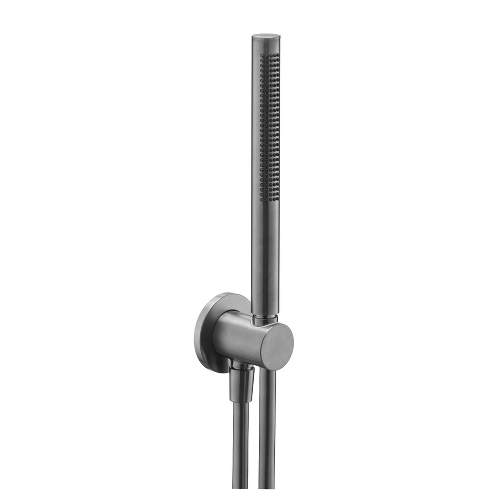 JTP Designer Round Water Outlet in Brushed Black