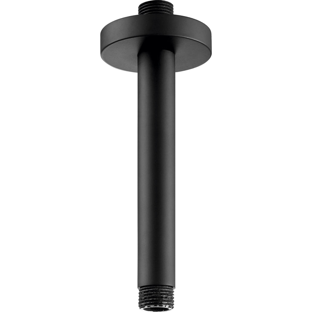 JTP VOS Ceiling Shower Arm 150mm in Matt Black