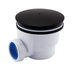 JTP VOS Shower Waste in Matt Black