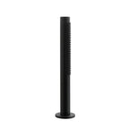 JTP VOS Pull Out Shower Handle with Overflow Waste Drainer in Matt Black