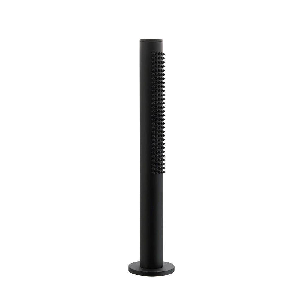JTP VOS Pull Out Shower Handle with Overflow Waste Drainer in Matt Black