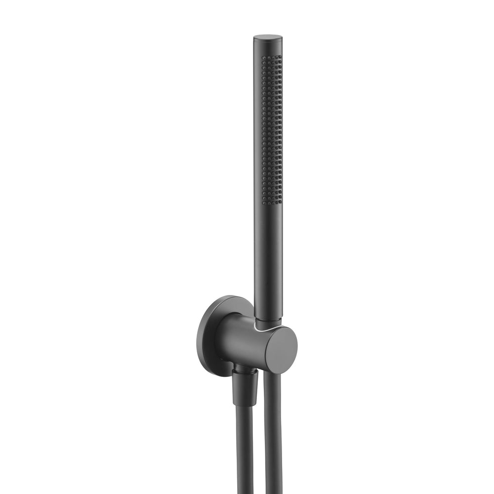 JTP Designer Round Water Outlet in Matt Black