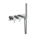 JTP Amore Thermostatic Concealed 2 Outlet Shower Valve with Attached Handset in Chrome