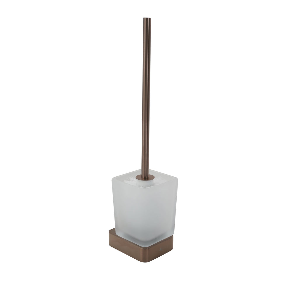JTP HIX Wall Mounted Toilet Brush Holder in Brushed Bronze