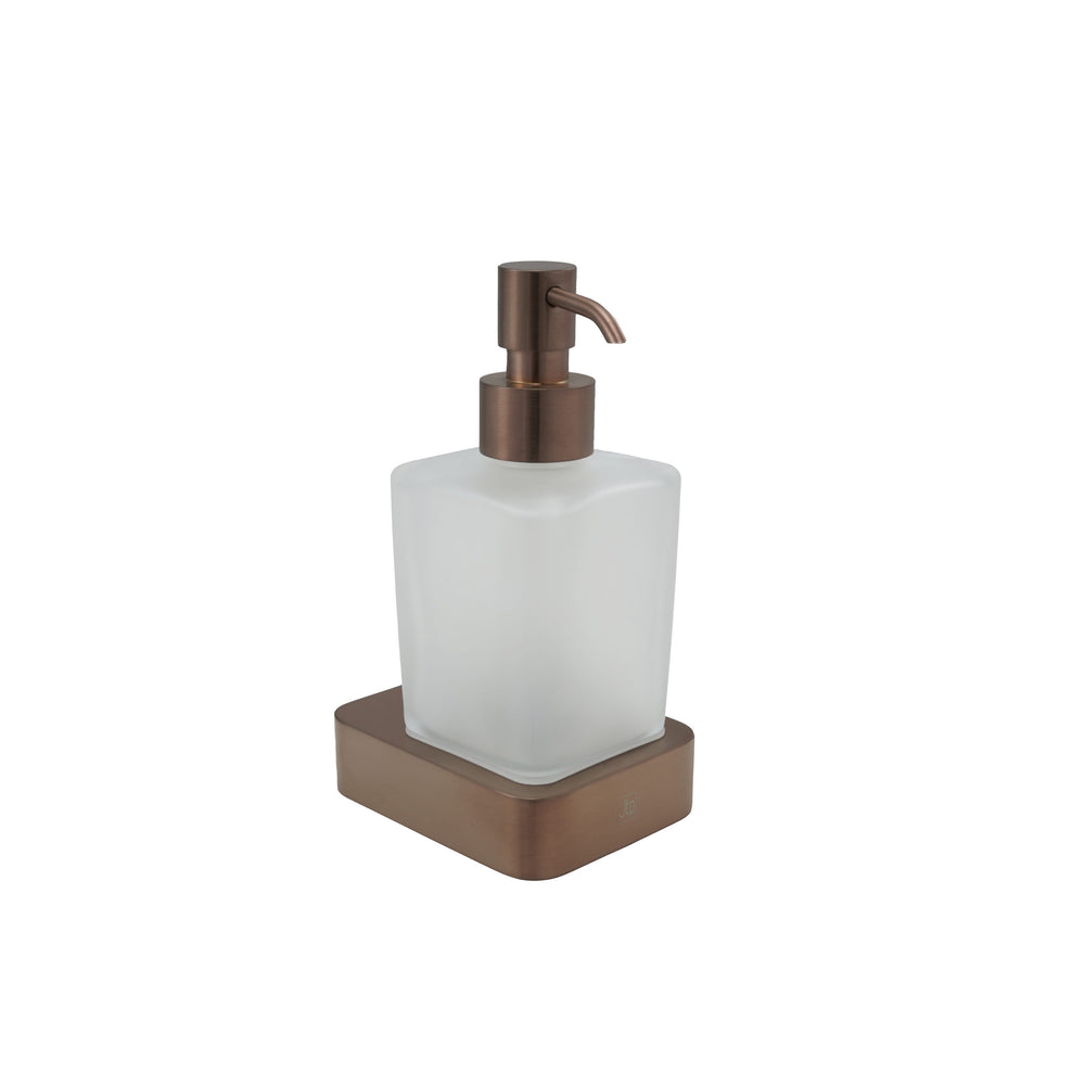 JTP HIX Wall Mounted Soap Dispenser in Brushed Bronze