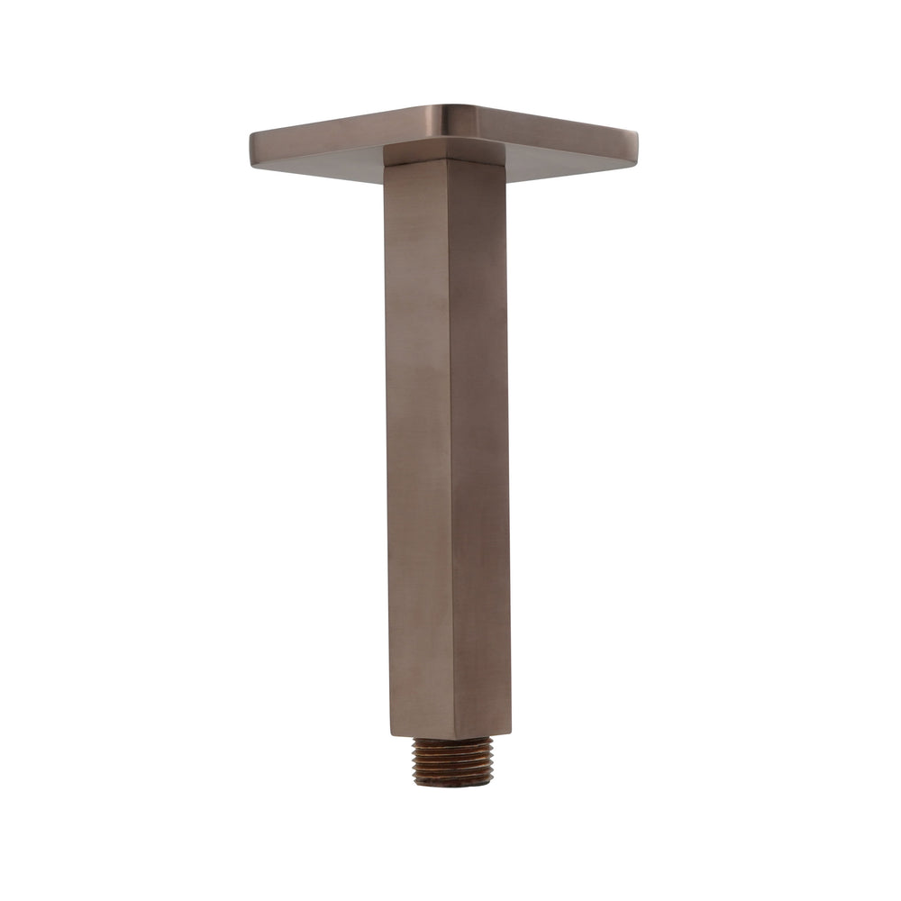 JTP HIX Ceiling Shower Arm 150mm in Brushed Bronze