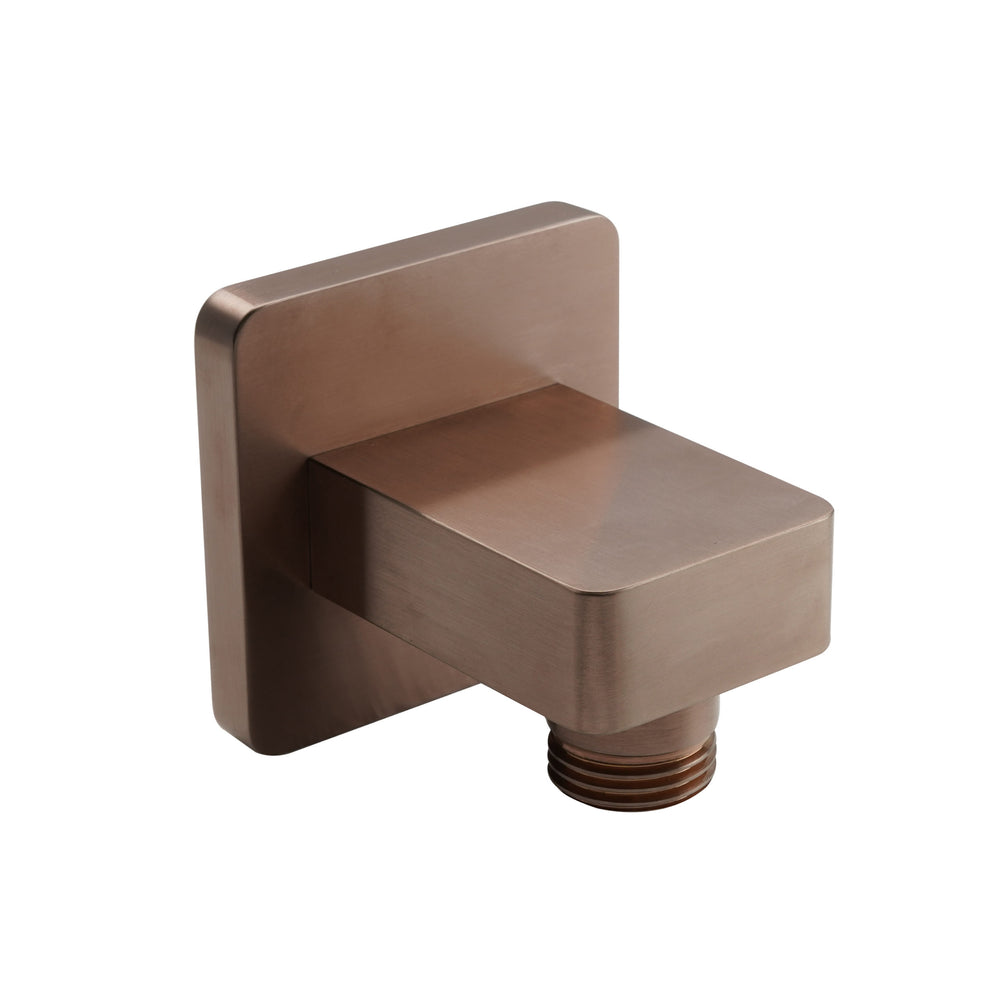 JTP HIX Square Wall Water Outlet in Brushed Bronze