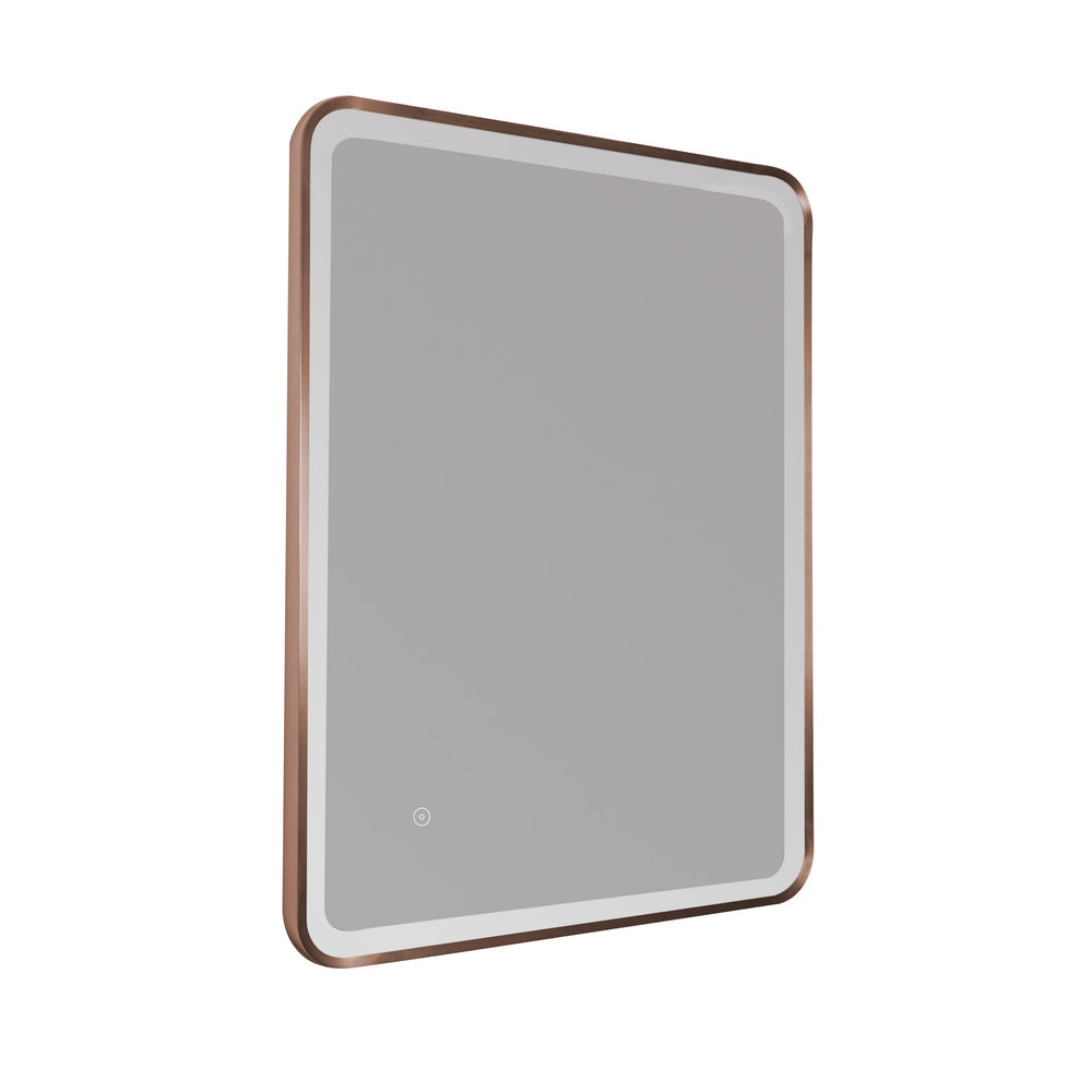 JTP HIX Framed Mirror 600 x 800mm in Brushed Bronze