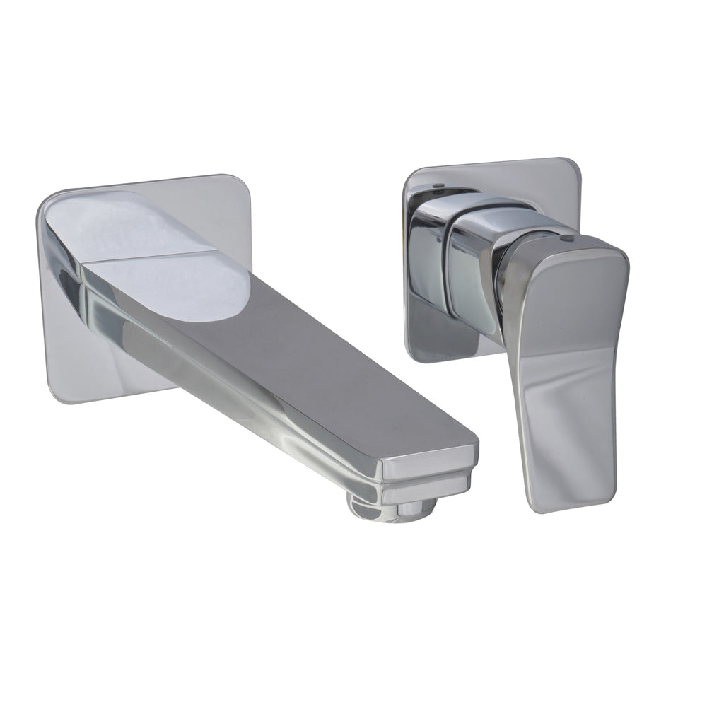 JTP HIX Single Lever Wall Mounted Basin Mixer in Chrome