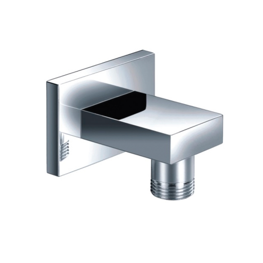 JTP HIX Square Wall Water Outlet in Chrome