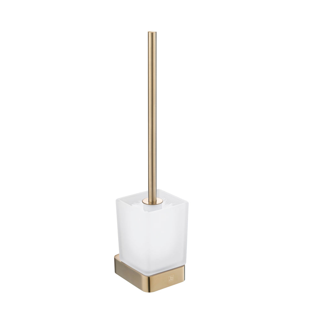 JTP HIX Wall Mounted Toilet Brush Holder in Brushed Brass