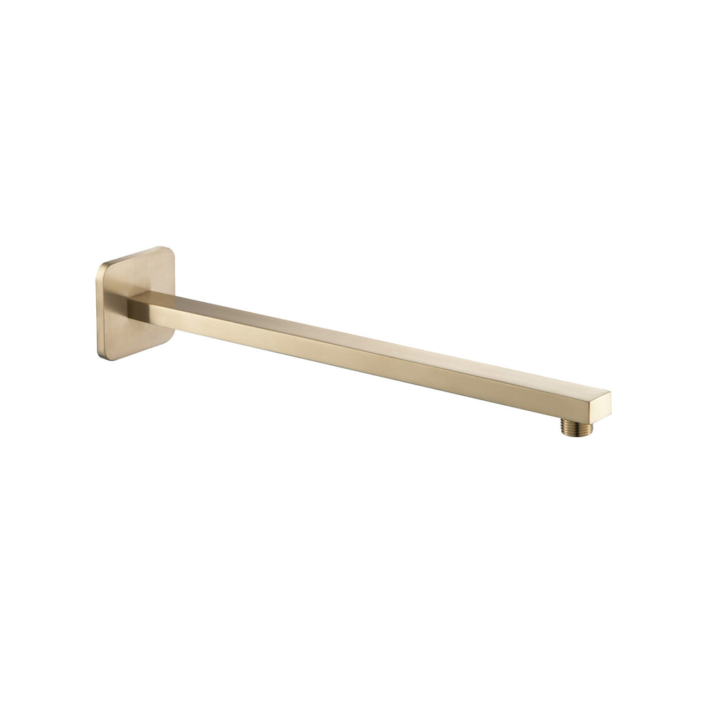 JTP HIX Wall Mounted Shower Arm 380mm in Brushed Brass