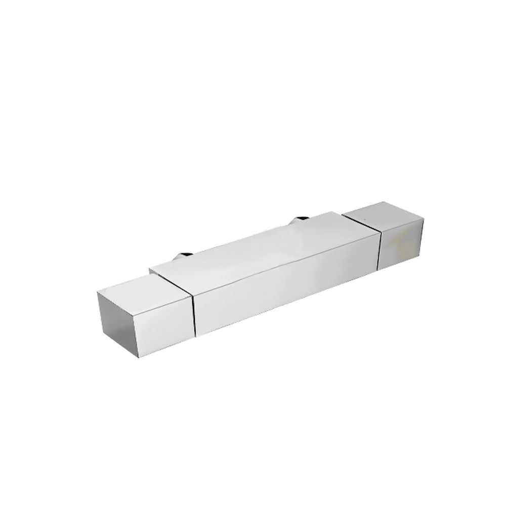 JTP Square Thermostatic Bar Valve in Chrome