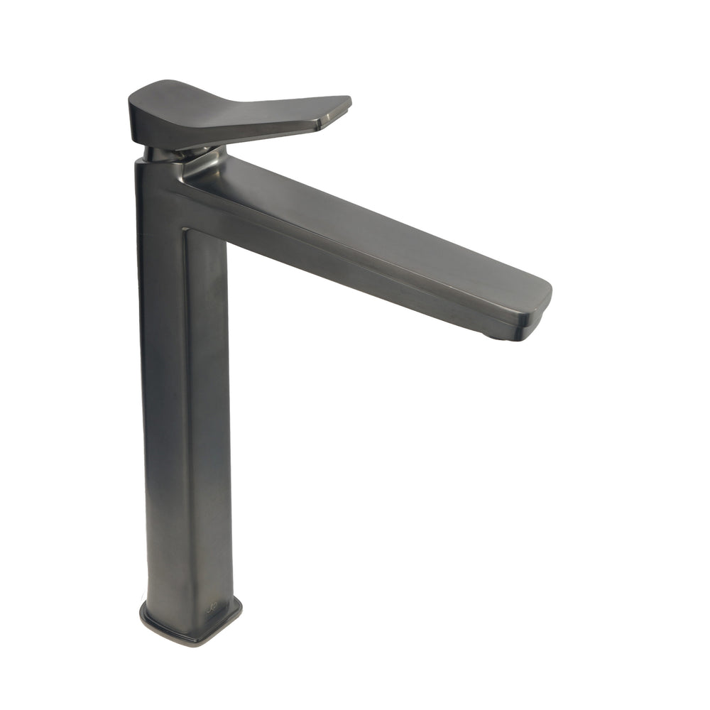 JTP HIX Tall Single Lever Basin Mixer in Brushed Black