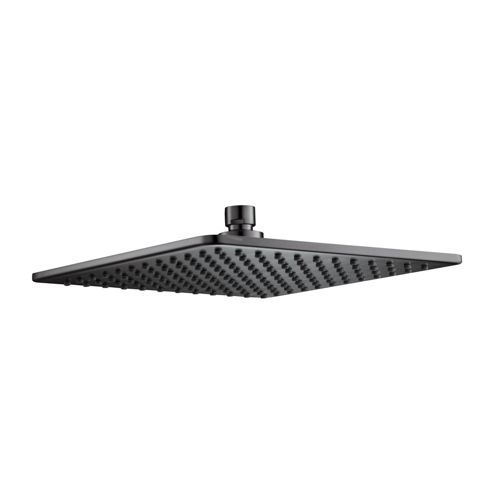 JTP HIX Square Shower Head 250 x 250mm in Brushed Black