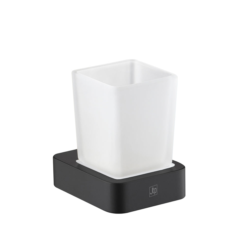 JTP HIX Wall Mounted Tumbler Holder in Matt Black