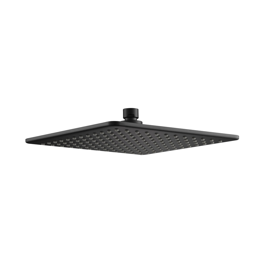 JTP HIX Square Shower Head 250 x 250mm in Matt Black