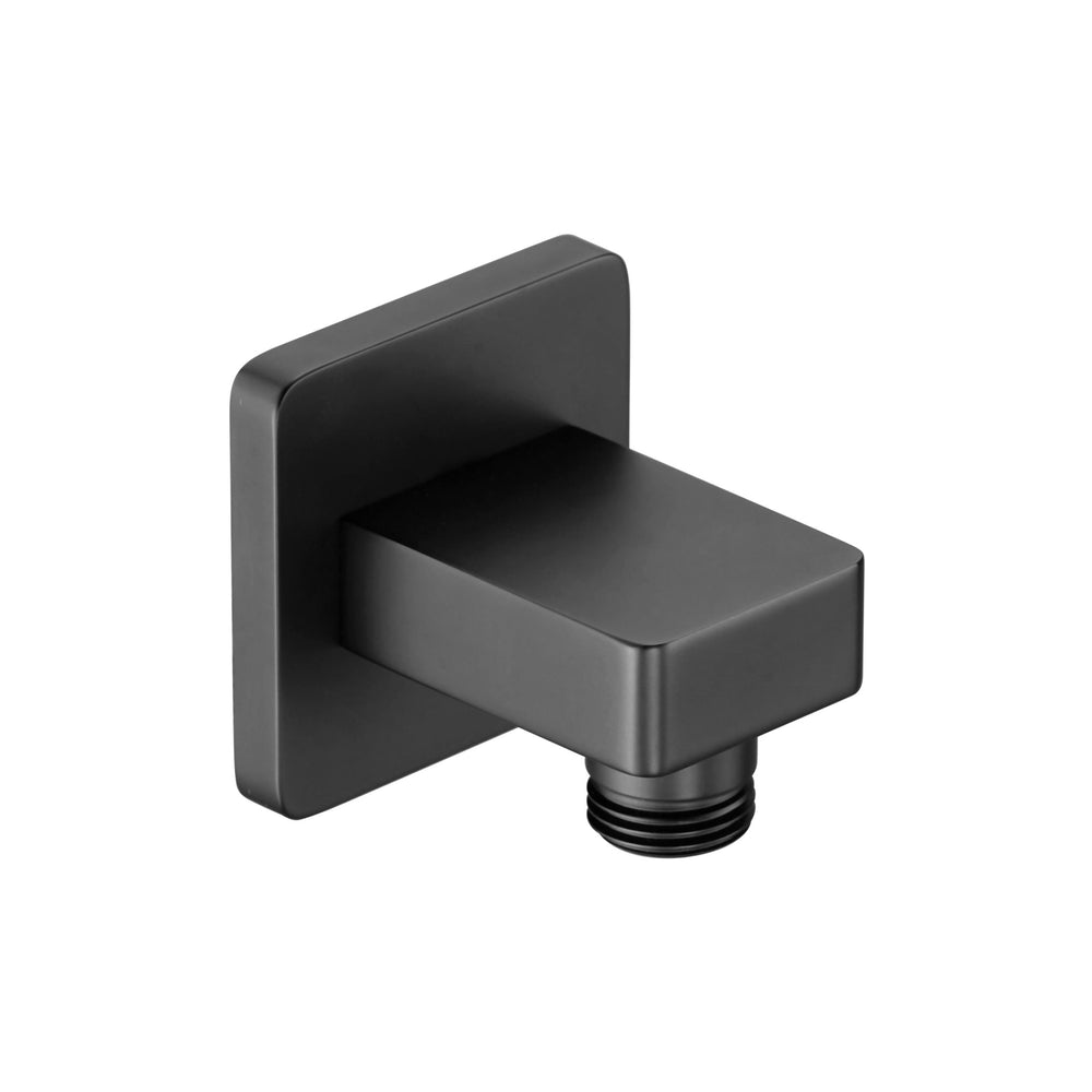 JTP HIX Square Wall Water Outlet in Matt Black