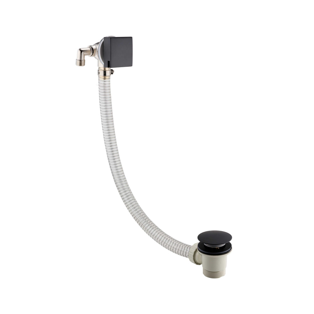JTP HIX Extended Exofil with Click Clack Bath Waste in Matt Black