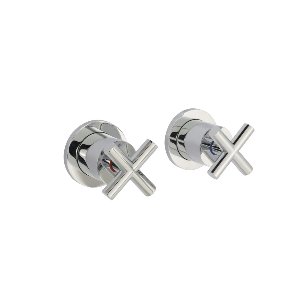 JTP Solex Concealed Stop Valves (Pair) in Chrome