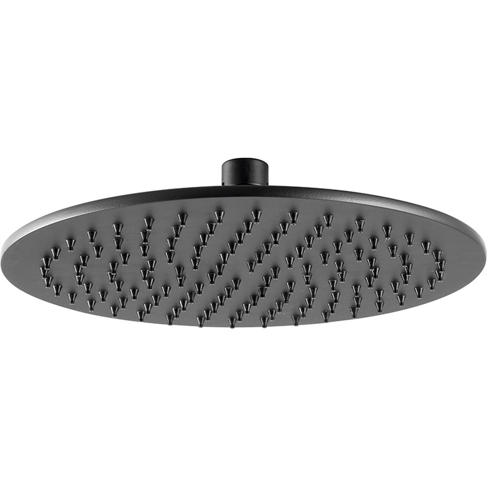 JTP VOS Round Overhead Shower in Matt Black