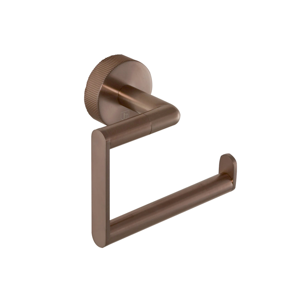 JTP EVO Toilet Roll Holder in Brushed Bronze