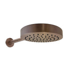 JTP EVO Shower Head and Arm 250mm in Brushed Bronze
