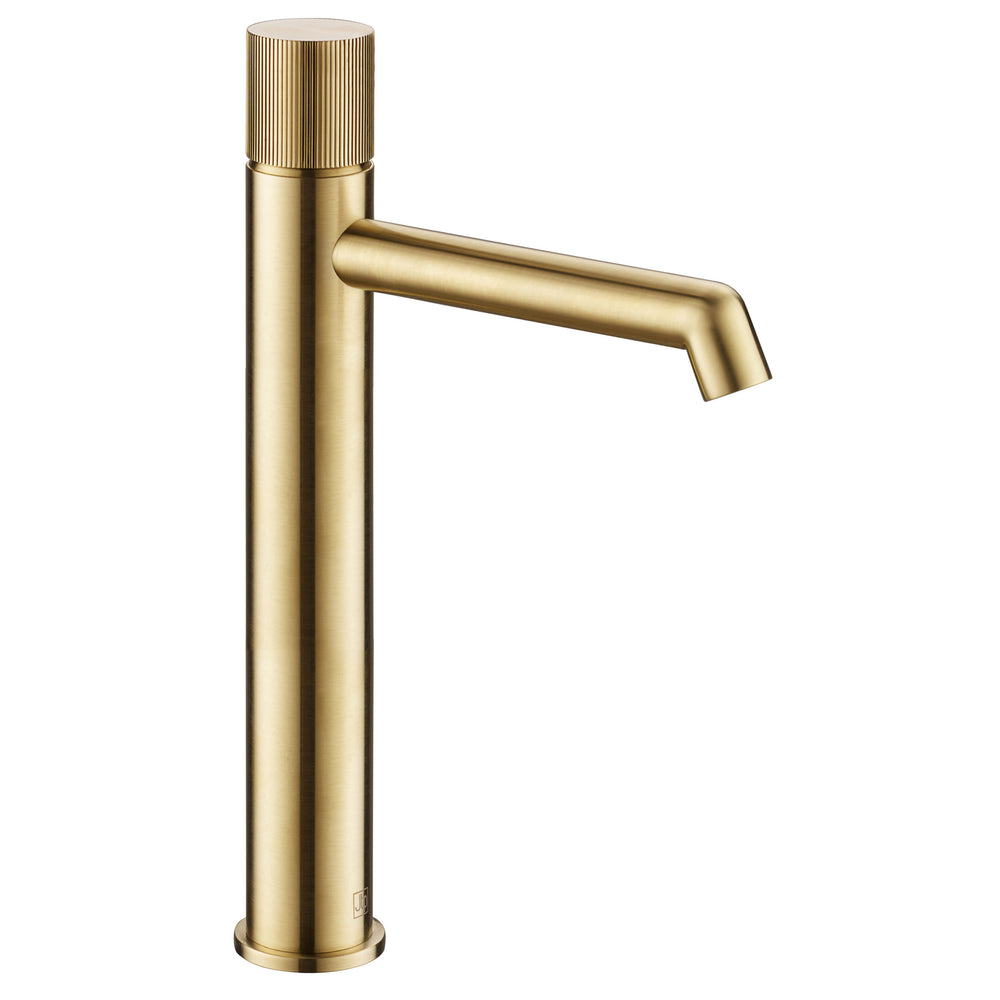 JTP EVO Tall Single Lever Basin Mixer in Brushed Brass