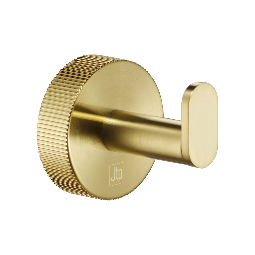 JTP EVO Robe Hook in Brushed Brass