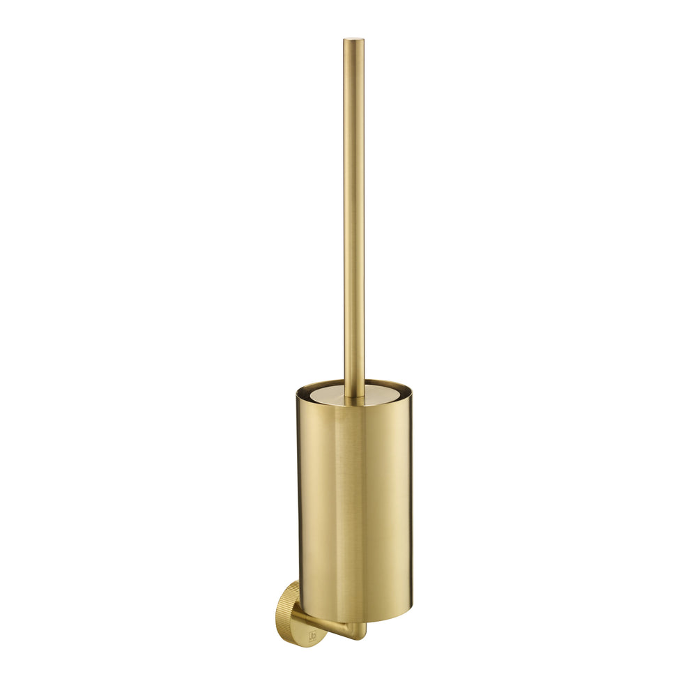 JTP EVO Wall Mounted Toilet Brush Holder in Brushed Brass